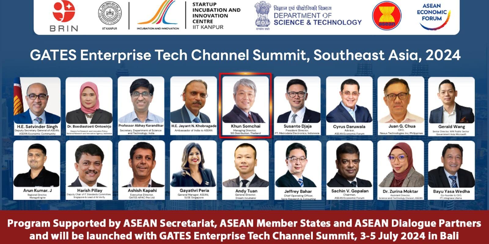 งาน GATES Enterprise Tech Channel Summit, Southeast Asia ณ บาหลี ประเทศอินโดนีเซีย