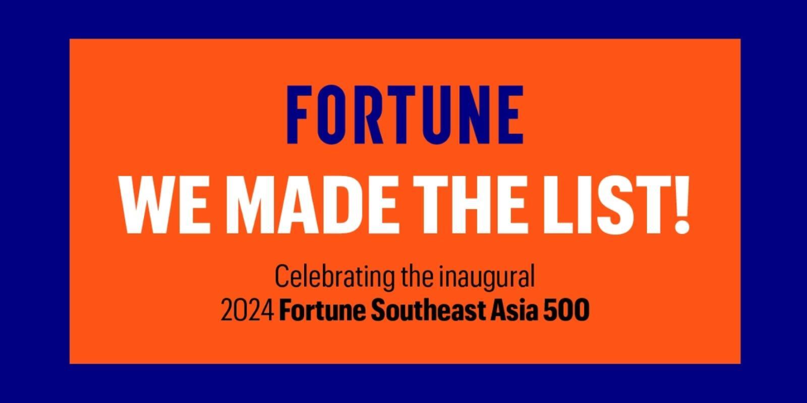 บมจ. เอสไอเอส ดิสทริบิวชั่น (ประเทศไทย) ยืนหนึ่งในไทย ติด Fortune Southeast Asia 500